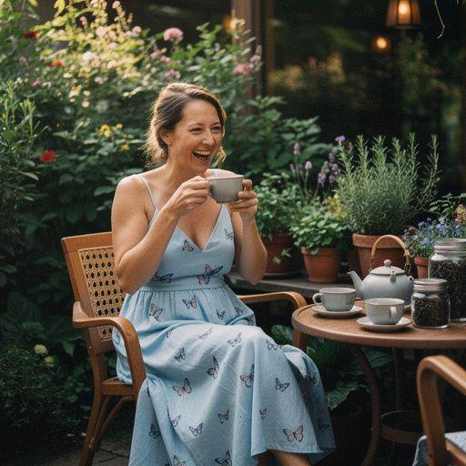 Friss borsó virágok, amelyek a teához természetes színt adnak.